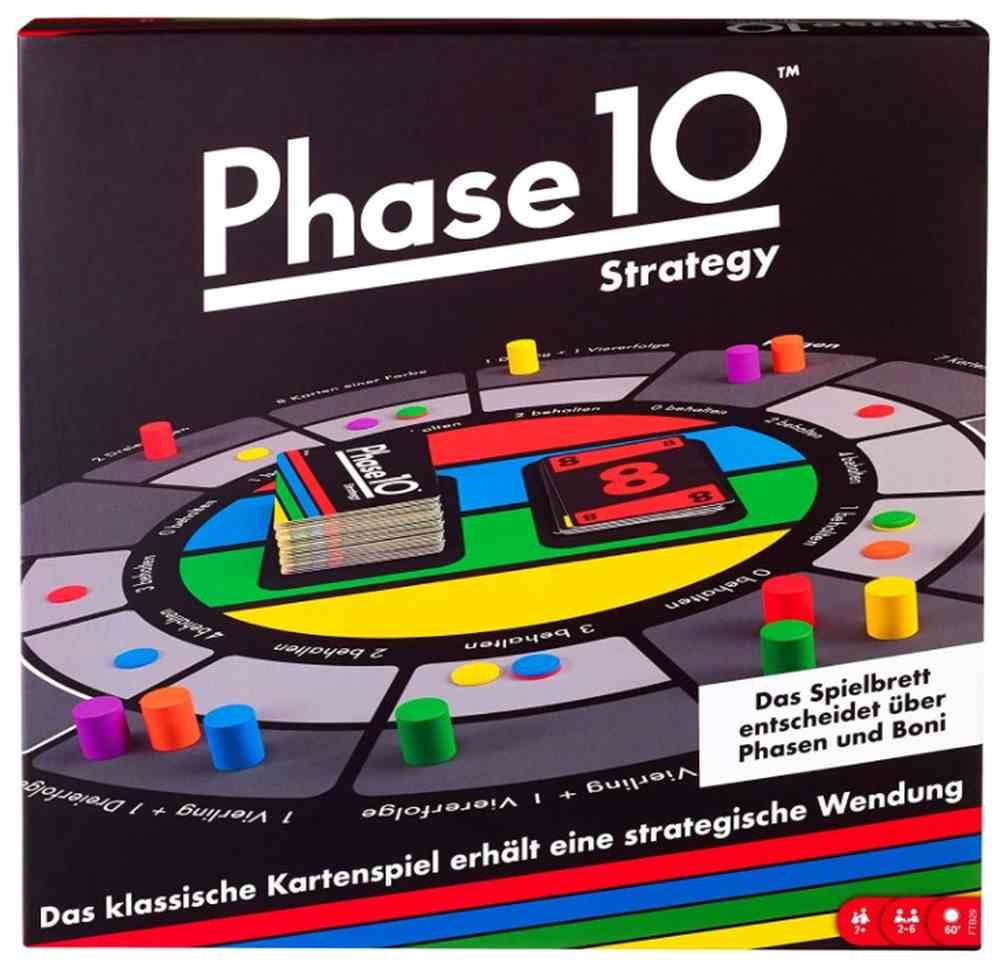 Phase 10 Brettspiel Mattel